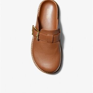 Michael Kors Easton Leather Clog Size 7